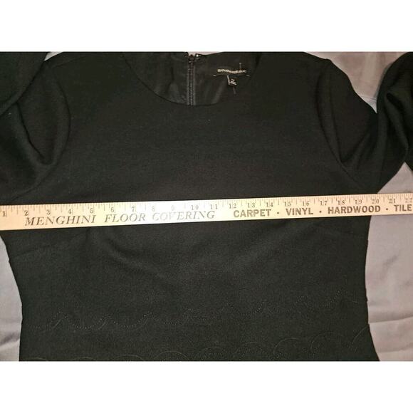 NWT! Banana Republic Black Scalloped Waist Sheath Dress Size 12 - Picture 8 of 15